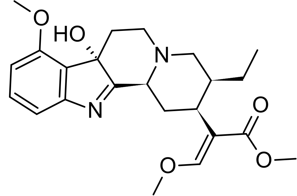 Chemical structure of 7-Hydroxymitragynine