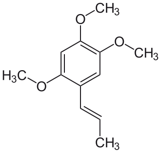 Chemical structure of α-Asarone