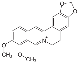 Chemical structure of Berberine