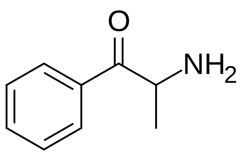 Chemical structure of Cathinone