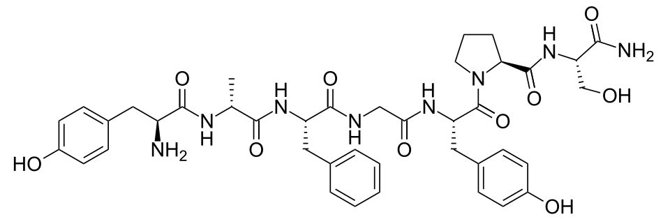 Chemical structure of Dermorphin