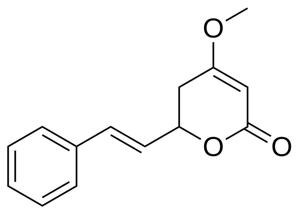Chemical structure of Kavain