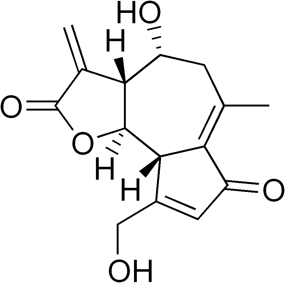 Chemical structure of Lactucin