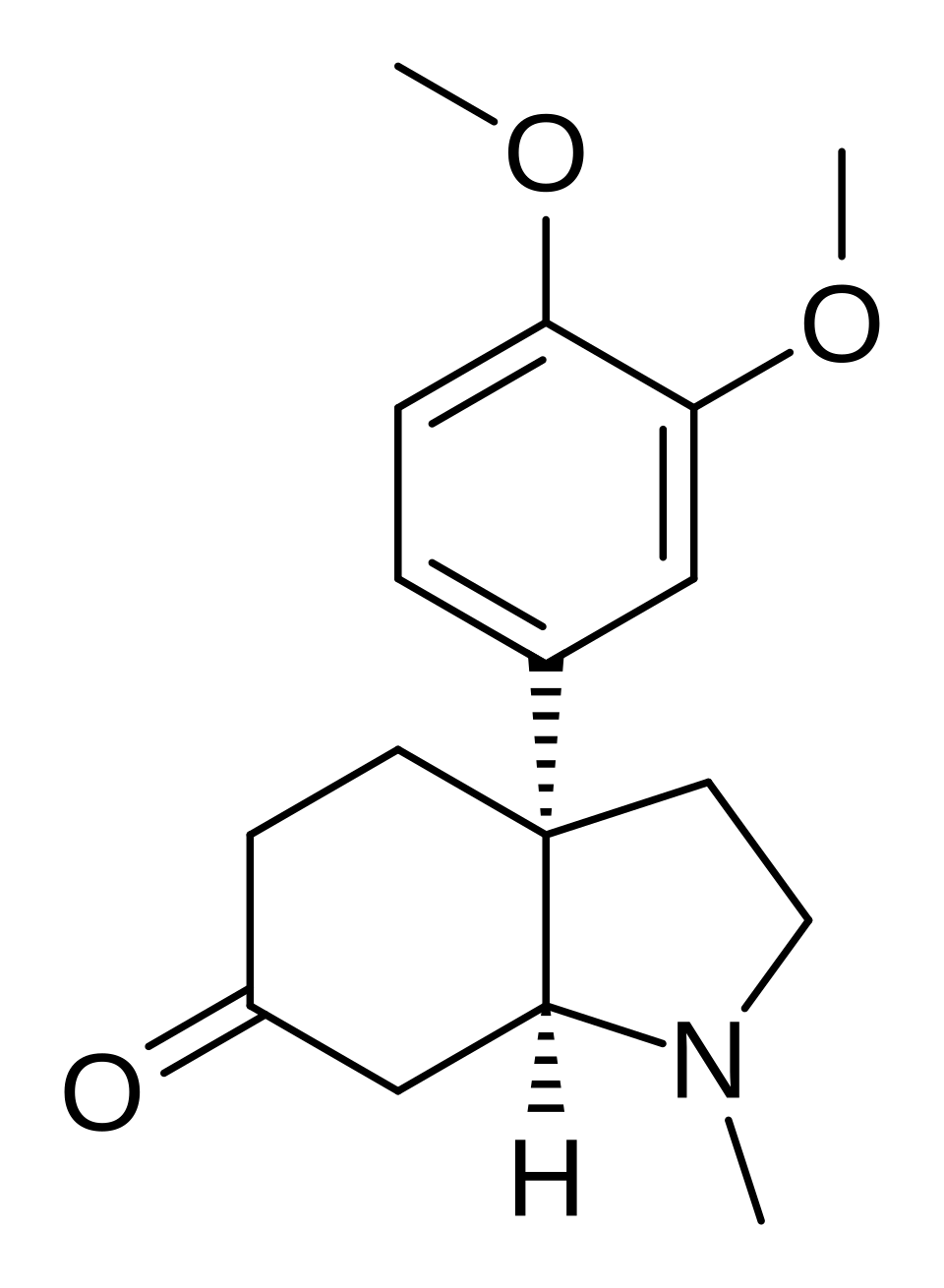 Chemical structure of Mesembrine