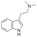 Chemical structure of N,N-Dimethyltryptamine